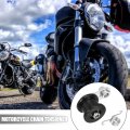 X Autohaux Motorcycle Chain Tensioner Adjuster Set Fit For 196cc 6 5hp Mini Bike Atv Modified Accessories Black