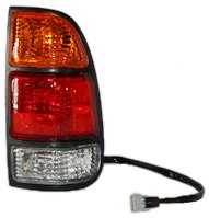 Right Tail Light Assembly For 2000 To 2006 Toyota Tundra Passenger Side Rear Lamp With Led Source And Polycarbonate Amber Lens