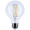 Satco 6w Led G25 Globe Light Bulb 3500k Neutral White 500 Lumens Clear Finish E26 Medium Base Dimmable 300 Degree Beam Enclosed 