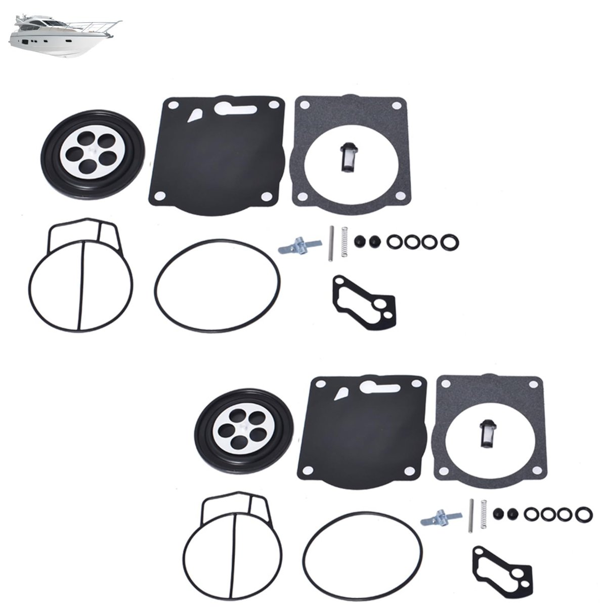 2 Pcs Carburetor Repair Package Kit Replacement For 951 Gsx Gtx Rx Xp Lrv