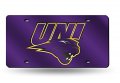 Rico Industries Ncaa Northern Iowa Panthers Laser Inlaid Metal License Plate Tag 