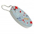 Graphics More Nurse Doctor Pattern Healthcare Stethoscope Thermometer Floating Keychain Oval Foam Fishing Boat Buoy Key Float