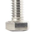 1 2-13 X 4-1 2 Hex Head Cap Screw Bolts External Drive Stainless Steel 18-8 Full Thread Bright Finish Flat Point Quantity 5