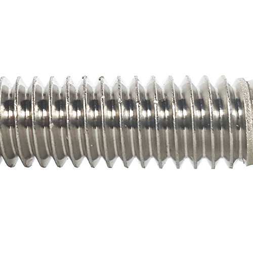 1 2-13 X 4-1 2 Hex Head Cap Screw Bolts External Drive Stainless Steel 18-8 Full Thread Bright Finish Flat Point Quantity 5