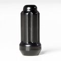 14x2 0 Black Closed End 6 Spline Security Acorn Lug Nuts Cone Seat Forged Steel 24 Pieces With Tool 60 Degrees Tuner Style 