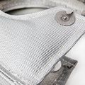T4 Stainless Steel Knitted Mesh Turbocharger Heat Shield Wrap Blanket Silver