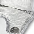 T4 Stainless Steel Knitted Mesh Turbocharger Heat Shield Wrap Blanket Silver