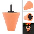 Zfe 3pcs 1 4 6mm Shank Sponge Cone Metal Polishing Foam Pad Wool Buffing Ball For Automotive Car Wheels Carefor