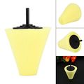 Zfe 3pcs 1 4 6mm Shank Sponge Cone Metal Polishing Foam Pad Wool Buffing Ball For Automotive Car Wheels Carefor