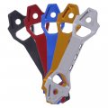 Videopup Battery Hold Down Bracket Universal Heavy Duty Aluminum Alloy Car Tie 14cm Hole Tray Purple