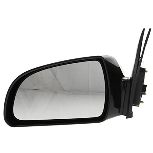 Power Heated Rear View Mirror Left Driver Side For 2006 2007 2008 2009 2010 Hyundai Sonata Smooth Black Finish
