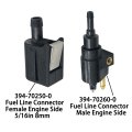 Outboard Engine Fuel Line Connector Fittings 394-70260-0 1 3gr 394-70250-0 For Nissan Tohatsu 4hp To 30hp Evinrude Johnson Omc