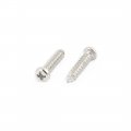 Uxcell 100pcs M2 5 X 12mm Stainless Steel Phillips Pan Round Head Self Tapping Screws