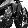 Motorcycle Frame Sliders Crash Protectors For Cb300r 2018 2024 Aluminum And Pom Pad Falling Protection Black 