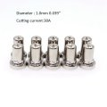 40pcs Pt-31 Lg-40 Plasma Cutting Torch Nickel-plated Extended Electrode Tip 18205l 18866l Swirl Ring Shield Cap