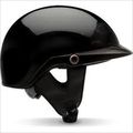 Bell Pit Boss Unisex-adult Half Street Helmet Solid Black Medium D O T -certified 