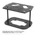 Qiilu Battery Holder Car Stainless Steel Tray Hold Down For Optima 34 78 Red Yellow Topblue Black