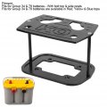 Qiilu Battery Holder Car Stainless Steel Tray Hold Down For Optima 34 78 Red Yellow Topblue Black