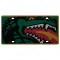 Alabama Birmingham Blazers Full Color Mega Inlay License Plate Universal Fit Acrylic Automotive Accessory For Cars And Trucks 