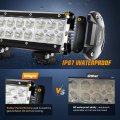 39in 252w Led Light Bar Spot Flood Combo 12v 24v Boat Lighting Off Road Driving Work Lights For Van Camper Car Pickup Atv Utv