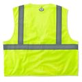 Glowear 8210z Ansi Economy High Visibility Lime Reflective Safety Vest Zipper Closure 2xl 3xl 