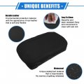 Vekauto Armrest Protector Cover Pad Replacement Compatible For Buick Verano 2015-2016 Durable Neoprene Fabric Black