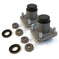 Front Hub Kits With Dust Covers For Club Car Ds Gas And Electric Golf Carts 1982 To 2002 Pack Of 2 Fits Yamaha Jn6-f5118-00 
