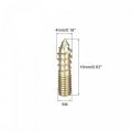 Uxcell M4x16mm Hanger Bolts 12pcs Double Ended Thread Dowel Screws For Wood Furniture