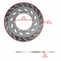 Caltric Front Rear Brake Disc Pads Compatible With Honda Vtx1300c Vtx1300s Vtx1300r Vtx1300t 2003 2004 2005 2006 2007 2008 2009