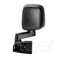Door Mirror Pair For Jeep Wrangler 2003 2004 2005 2006 Driver And Passenger Side Manual Non Heated Textured Replacement