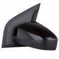 Ocpty Black Driver Side View Mirror Smooth With Power Adjustment Non-folding Non-heated Compatible For 2007-2012 Nissan Sentra