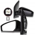 Ocpty Black Driver Side View Mirror Smooth With Power Adjustment Non-folding Non-heated Compatible For 2007-2012 Nissan Sentra