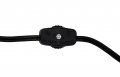 Black Lamp Cord With Rotary Switch Polarized Plug Stripped Ends Ready For Wiring And Repairing Lamps 6 Ft 10 Pack