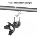 Uxcell Light Truss Clamps 0 8 W Stage Lighting Pipe C Clamp Pure Aluminum For 1 57-2 05 Od Tube Max Load 35lb 4pcs