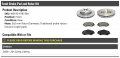 Front Ceramic Brake Pads And Rotor Kit 302mm Diameter Compatible With 2008-2012 Jeep Liberty