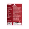 Satco S21810 4w G16 5 Led Filament Lamp Dimmable 2700k Warm White 350 Lumens Clear Candelabra Base 120v Wet Location 40w