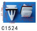 Autobahn88 Door Molding Clip With Sealer Compatible Honda Oem 91513s7s003 Pack Of 20