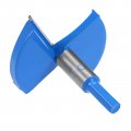 Uxcell Forstner Drill Bits 80mm Tungsten Carbide Wood Hole Saw Auger Opener Woodworking Hinge Drilling Boring Bit Cutter Blue