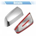 X Autohaux 1 Pair Exterior Triple Chrome Plated Half Mirror Cover Cap Overlay For Chevrolet Impala 2014-2020