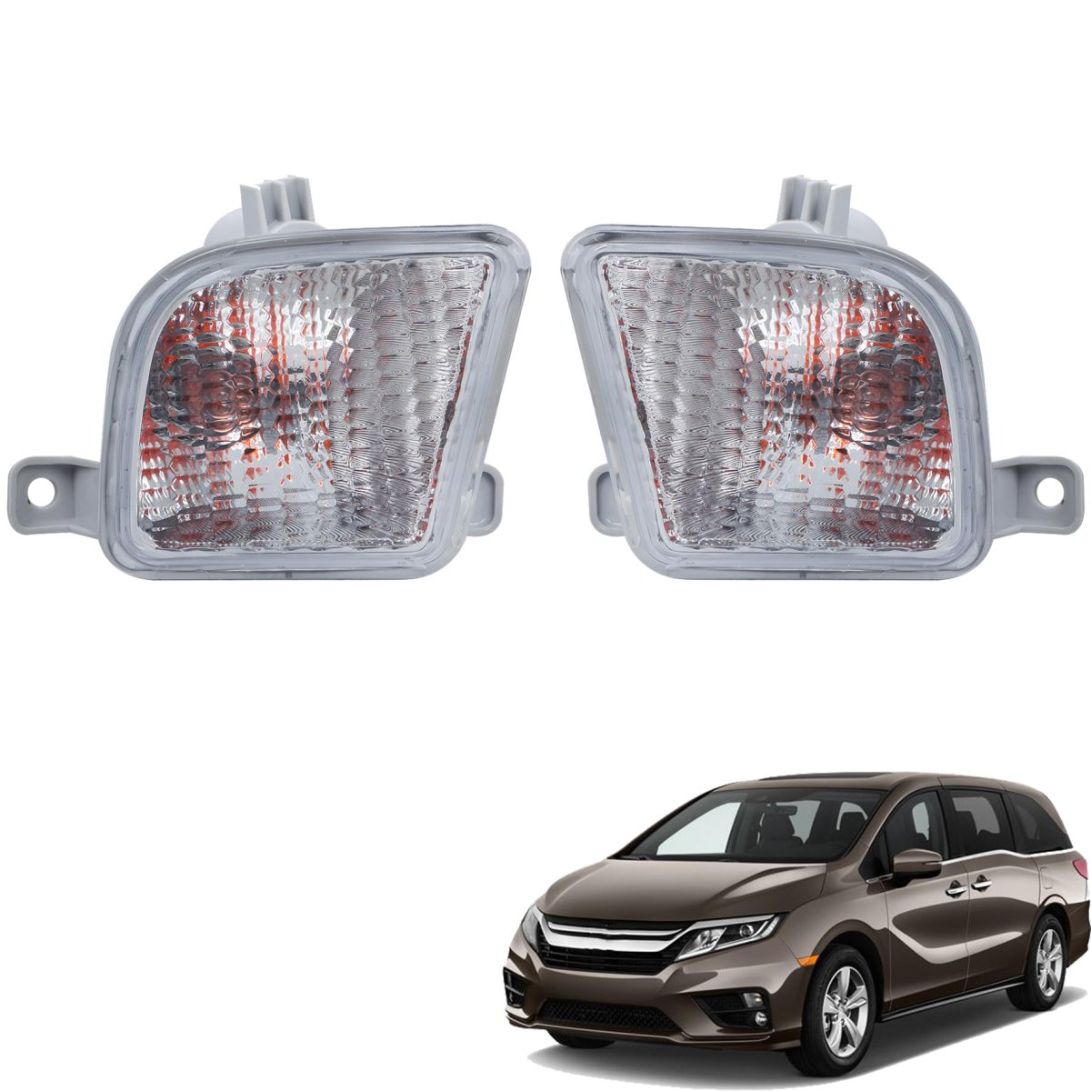 Halogen Turn Signal Light Assembly Side Marker Corner Parking Right And Left For Odyssey 2018 2020 Passport 2019 2021