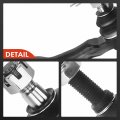 A-premium Set Of 6 Front Sway Bar Link Upper Ball Joint Outer Tie Rod End Compatible With Nissan Frontier 2005-2018 Pathfinder