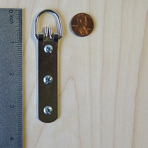 100 Heavy Duty Large Strap Hanger 3 Hole D-ring