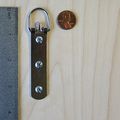 100 Heavy Duty Large Strap Hanger 3 Hole D-ring