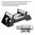 Winch Roller Fairlead 125mm 5in Hole Diatance Side Mount Heavy Duty Guide Universal