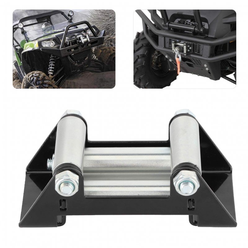 Winch Roller Fairlead 125mm 5in Hole Diatance Side Mount Heavy Duty Guide Universal
