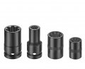 Kauplus 11pcs Euro Brake Caliper Socket Set
