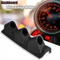 X Autohaux 52mm 2 Triple Hole 3 Holes Abs Plastic Universal Console Dashboard Pillar Gauge Holder Dash Pod Car Meter Mount