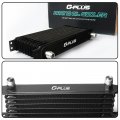 15 Row 10an-10an Universal Aluminum Engine Transmission Oil Cooler 7 Cooling Fan