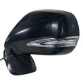 Driver Side Mirror For 2010 2012 Lexus Rx350 Rx450h Manual Fold Heated Memory Puddle Lamp Turn Signal Material Black Left