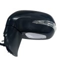 Driver Side Mirror For 2010 2012 Lexus Rx350 Rx450h Manual Fold Heated Memory Puddle Lamp Turn Signal Material Black Left